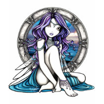 Thea Gothic Water Nymph Fairy Goddess Top t-shirts by mykajelina Thea Gothic Water Nymph Fairy Goddess Top t-shirts