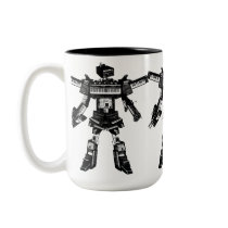TheArm^^ "SynthBot" 2-Tone 15oz Mug by TheArmMusic TheArm^^ "SynthBot" 2-Tone 15oz Mug