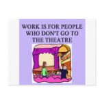 theater beats work postcards