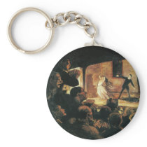 Theater by Honore Daumier keychains