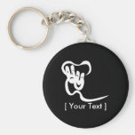 Theater Comedy Tragedy Mask Key Chain