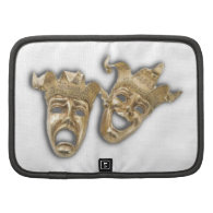 Theater Golden Comedy Tragedy Masks Planner