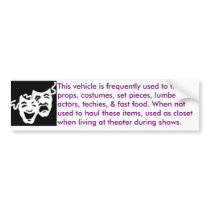 theater-mobile bumper stickers