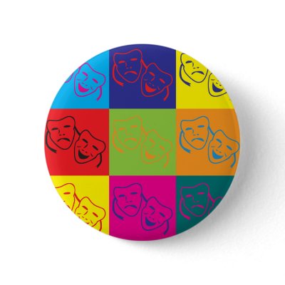 Theater Pop Art Pin