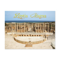 Theater Ruins at Leptis Magna, Libya Postcards