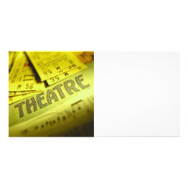 Theater Sheet Music & Tickets Photo Cards