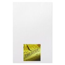 Theater Sheet Music & Tickets Stationery Design