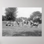 Theater Tug-of-War, 1920s Print