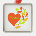 Theatre Heart Christmas Ornaments