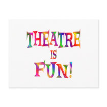 Theatre is Fun postcards