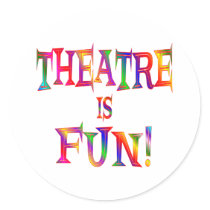 Theatre is Fun stickers by HobbiesLeisure Theatre is Fun stickers