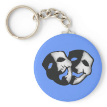 Theatre is Life Key Chain