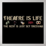 Theatre is Life Print