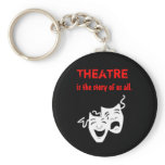 Theatre is the Story of Us All. keychains