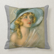 Theatre Magazine 1920 Throw Pillows