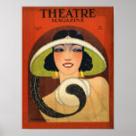 Theatre Magazine Cover 1924 Vintage Print