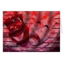 Theatre Masks Cards