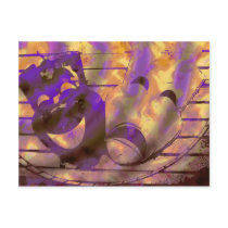 Theatre Masks postcards