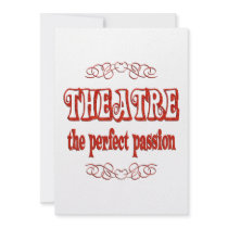 Theatre Passion Custom Invites