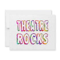 Theatre Rocks Personalized Announcements