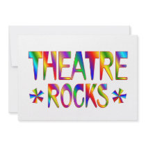 Theatre Rocks Custom Invite