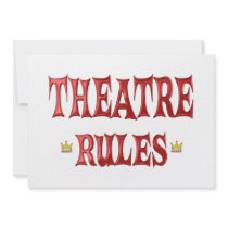Theatre Rules Invites