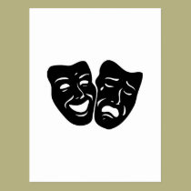 Theatre Symbol postcards