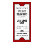 Theatre Ticket Wedding Invitation