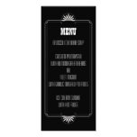 Theatre Ticket Wedding Menu Invitation