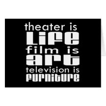 Theatre vs Film vs TV Card
