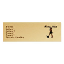 Theatre Witch business cards