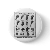 Theatrical Wigs c1875 Pins
