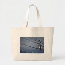 TheBirdsColor Very Blue Canvas Bag
