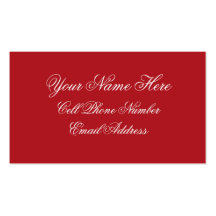 TheColorWheel Indian Red Business Card