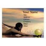 THEDA AND THE PEARL Beauty Salon,Spa,Makeup Artist Business Card Templates