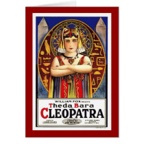Theda Bara as Cleopatra Card