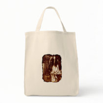 Theda with a Snake Tote Bag