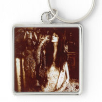 Theda with a Snake Key Chain