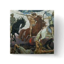 TheFour Horsemen of Apocalypse by Viktor Vasnetsov Pinback Button
