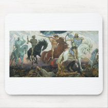 TheFour Horsemen of Apocalypse by Viktor Vasnetsov Mousepads