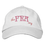 theFRA.org Pink Adjustable embroidered hats