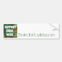 TheIndiePlaylists.com Bumper Sticker