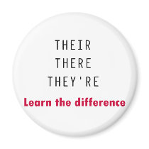 Their There They're Magnet