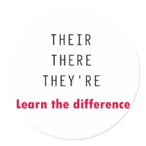 Their There They're stickers by alternateworlds Their There They're stickers