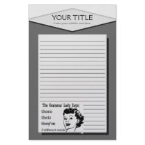 Their They're There Lined Stationery