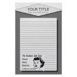 Their They're There Lined Stationery