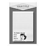 Their They're There Lined Stationery