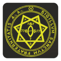 Thelemic Seal of Babalon in Sunshine Sticker