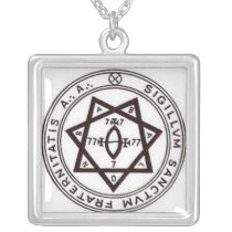 Thelemic Seal of Babalon Personalized Necklace