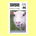 Thelma the Sheep postage